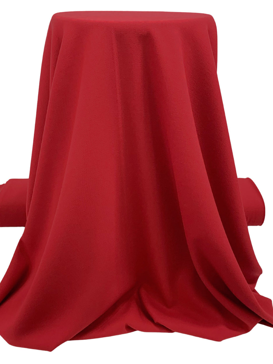 Cardinal Red 100% Worsted Wool Tricotine Suiting 58W
