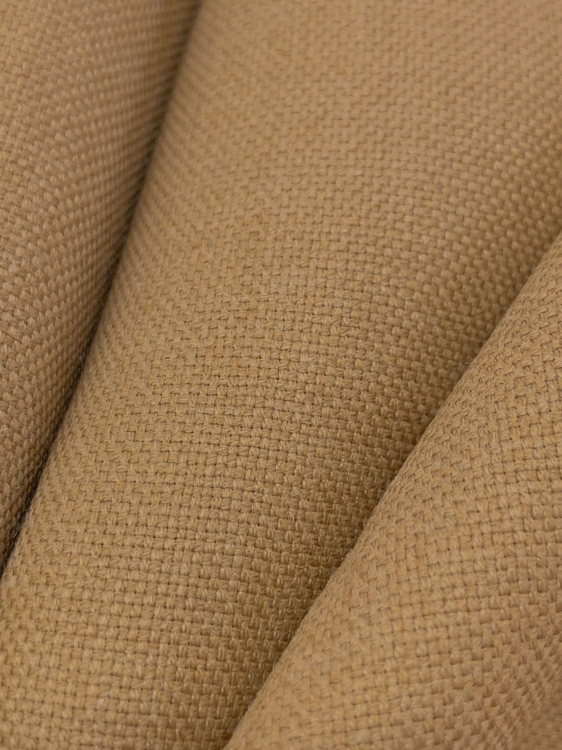 Dark Tan 100% Wool Basketweave Suiting 58W