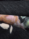 Copper Penny/Dark Charcoal/Moring Blue/Multi Polyester/Rayon/Lycra Floral Print French Terry Knit 58W