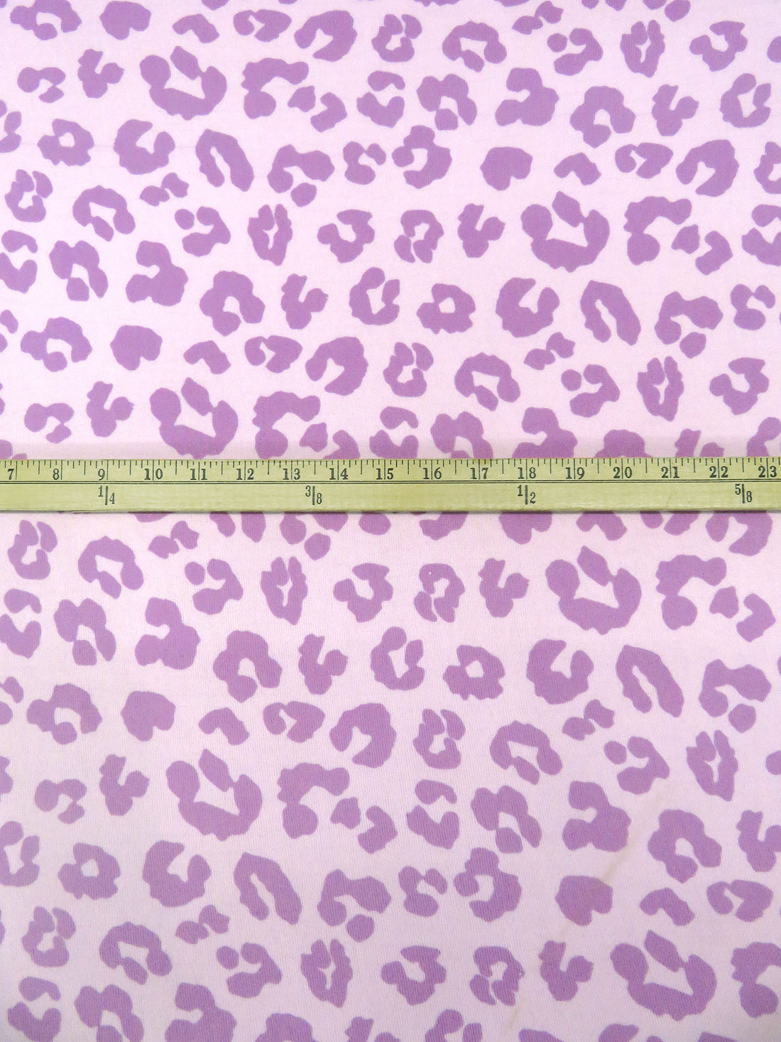 Lilac/Light Thistle Polyester/Lycra Animal Print Brushed Sweater Knit 66W
