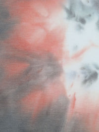 New York Pink/White/Trolley Gray Polyester/Lycra Tie-Dye Print Jersey Knit 56W