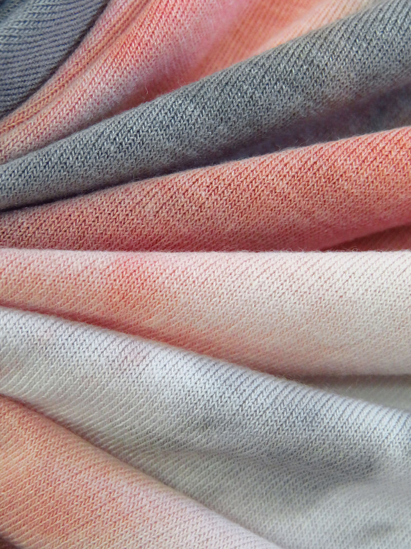 New York Pink/White/Trolley Gray Polyester/Lycra Tie-Dye Print Jersey Knit 56W