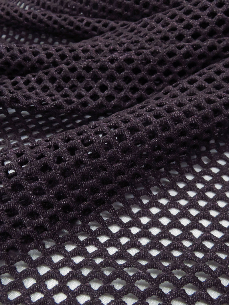 Prune 100% Polyester Thick Mesh Knit 62W