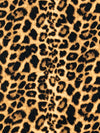 Golden Tan/Black/Wheat Polyester/Lycra Animal Print Double Brushed Knit 58W