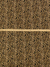 Golden Tan/Black/Wheat Polyester/Lycra Animal Print Double Brushed Knit 58W