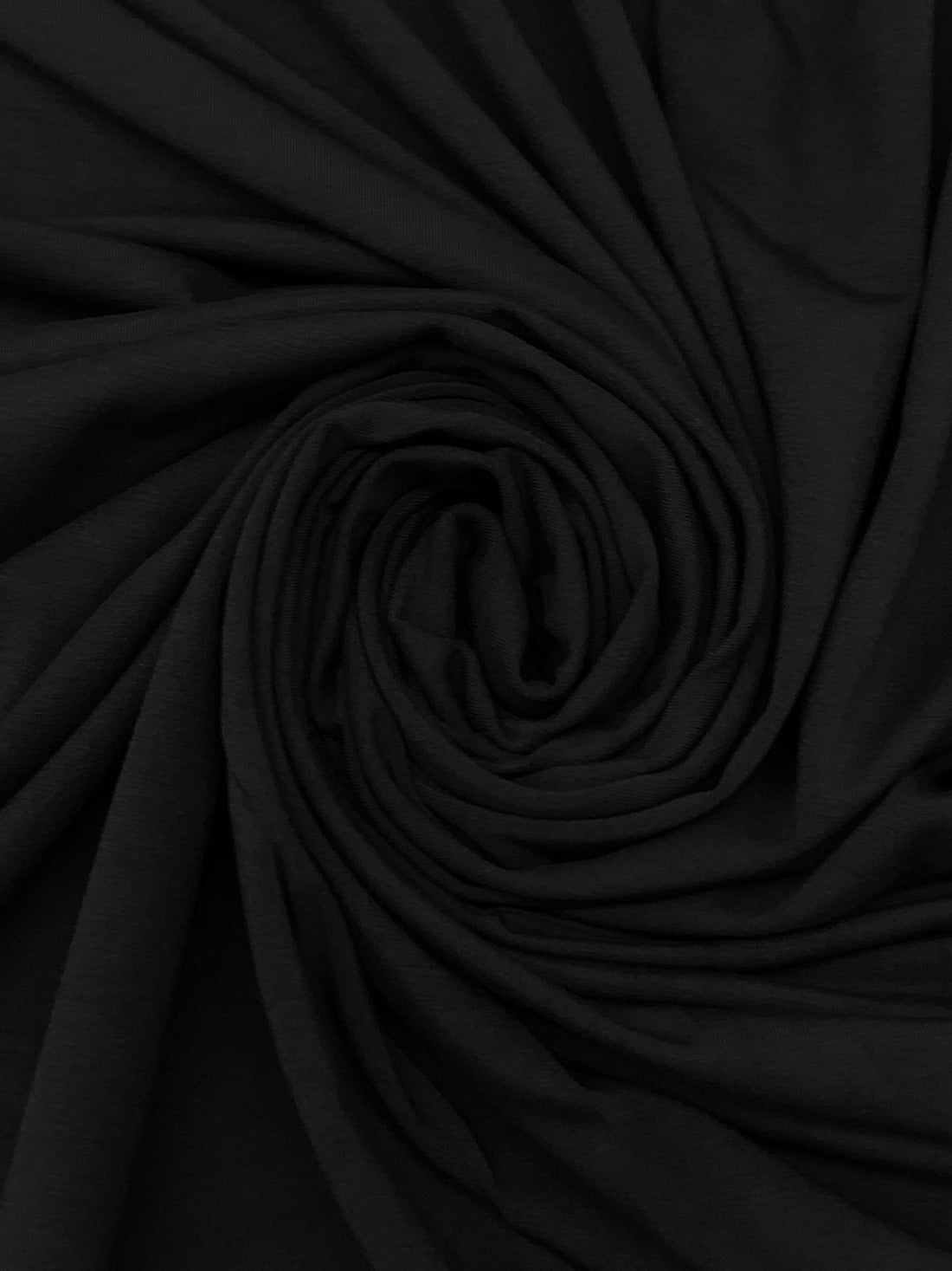 Muted Cool Black Modal/Lycra Jersey Knit 60W