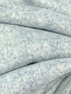 Pale Blue Rayon/Polyester/Lycra Heathered Brushed Sweater Knit 58W