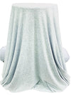 Pale Blue Rayon/Polyester/Lycra Heathered Brushed Sweater Knit 58W