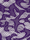 Royal Purple Polyester/Lycra Abstract Lace Knit 55W