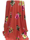 Terra Cotta/French Rose/Midnight Green/Multi Polyester/Lycra Large Floral Print Double Brushed Knit 58W