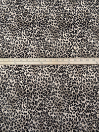 Umber/French Beige/Black/Multi Polyester/Lycra Small Animal Print Brushed Sweater Knit 56W