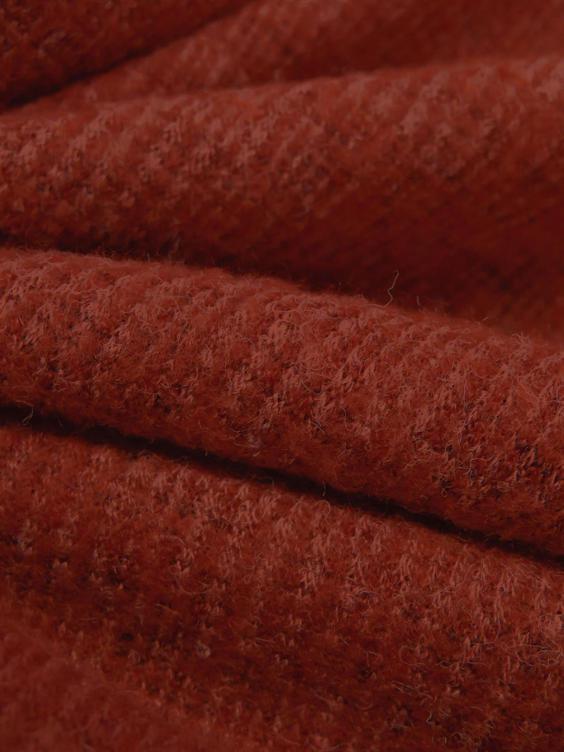 Kenyan Copper/Black/Light Burnt Red 100% Polyester Faint Heathered Horizontal Stripe Weave Brushed Sweater Knit 58W