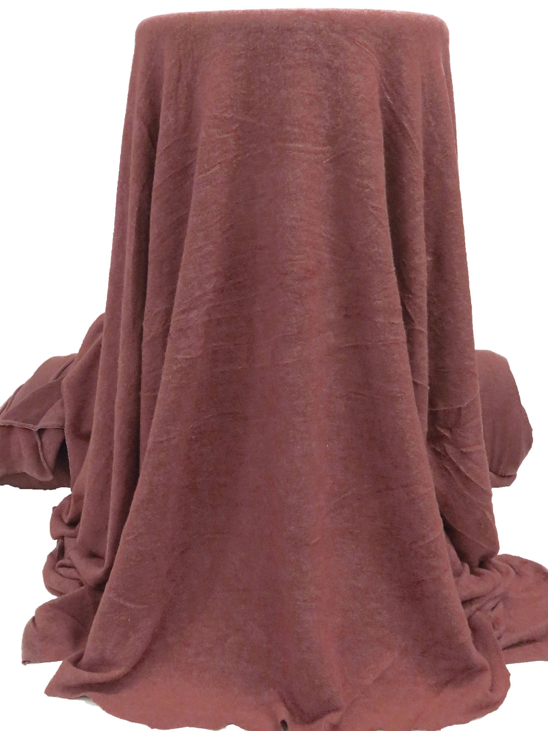Dark Rose Taupe Polyester/Lycra Brushed Sweater Knit 56W