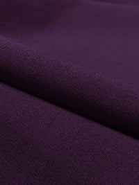 Plum Polyester/Rayon/Lycra Stretch Suiting - Famous Dress Designer - 56W