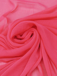 Paradise Pink 100% Polyester Crinkle Chiffon 58W