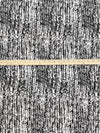 White/Black 100% Cotton Abstract Print Poplin 58W