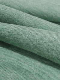 Heathered Succulent Green Polyester/Wool Jersey Knit 62W