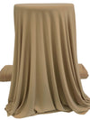 Tan Polyester/Lycra ITY Knit 56W