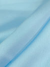 Sky Blue 100% Polyester Charmeuse - NY Designer - 58W