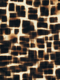 Black/Cream/Brown Polyester/Lycra Abstract Grid Print ITY Knit 58W