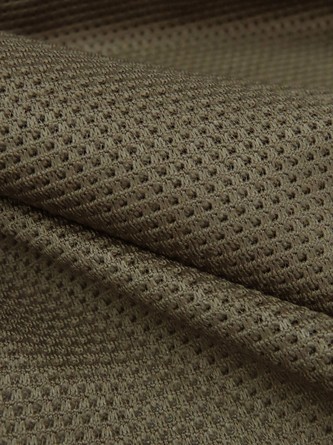 Cedar Brown 100% Polyester Mesh-Like Knit 58W