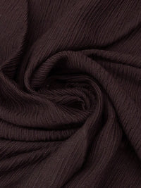 Baked Plum Brown 100% Wool Raised Novelty Twill Suiting - Imported From Italy By NY Designer - 62W