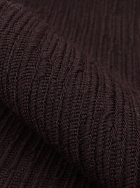 Baked Plum Brown 100% Wool Raised Novelty Twill Suiting - Imported From Italy By NY Designer - 62W