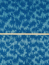 Prussian Blue Polyester/Lycra Palm Tree Design Lace Knit 50W