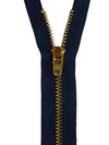 9" Jeans Metal Zipper
