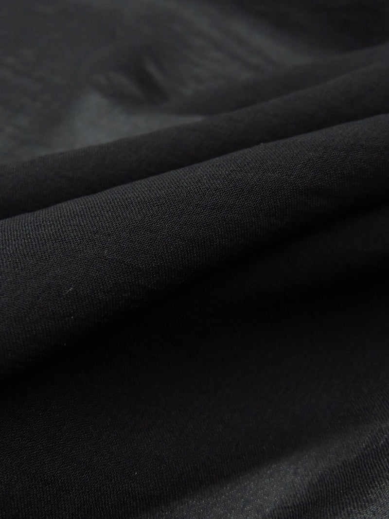 Black 100% Polyester Voile 65W