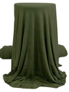 Dark Moss Green Rayon/Lycra Jersey Knit 58W