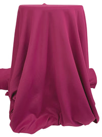 Dark Magenta Pink 100% Polyester Techno Knit 58W