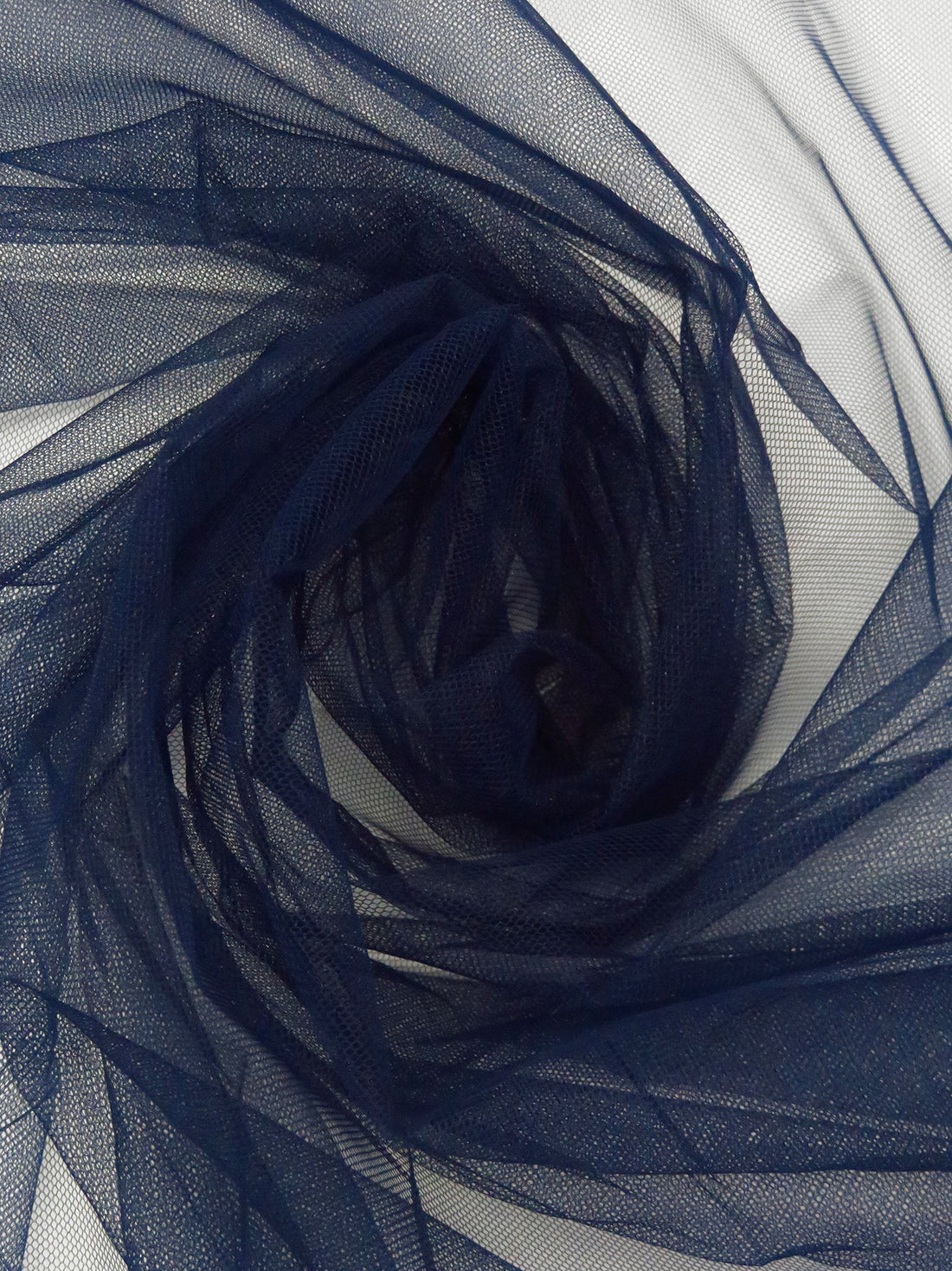 Dark Midnight Blue 100% Nylon Tulle 62W