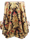 Parchment/Cauldron Black/Dark Sage/Multi Recycled Polyester/Polyester Ornate Damask Print Charmeuse - NY Designer - 56W