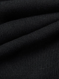 Obsidian Black Polyester/Lycra Light Weight Sweater Knit 50W