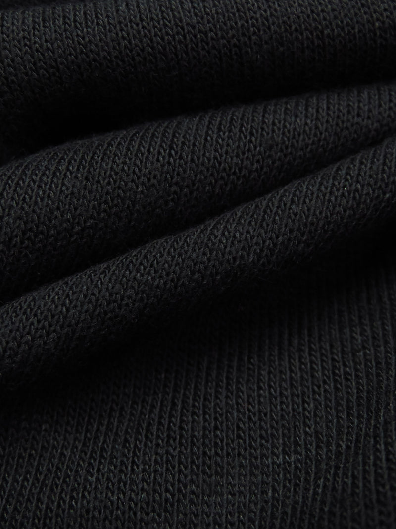 Obsidian Black Polyester/Lycra Light Weight Sweater Knit 50W