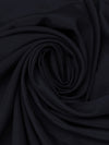 Dark Navy 100% Polyester Crepe de Chine 60W