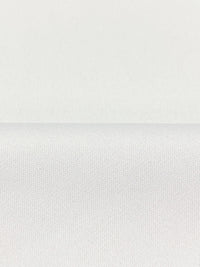 White Polyester/Lycra Crepe Techno Knit 58W