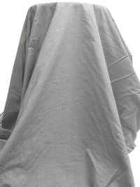 White/Black 100% Cotton Small Windowpane Plaid Shirting - NY Designer - 56W