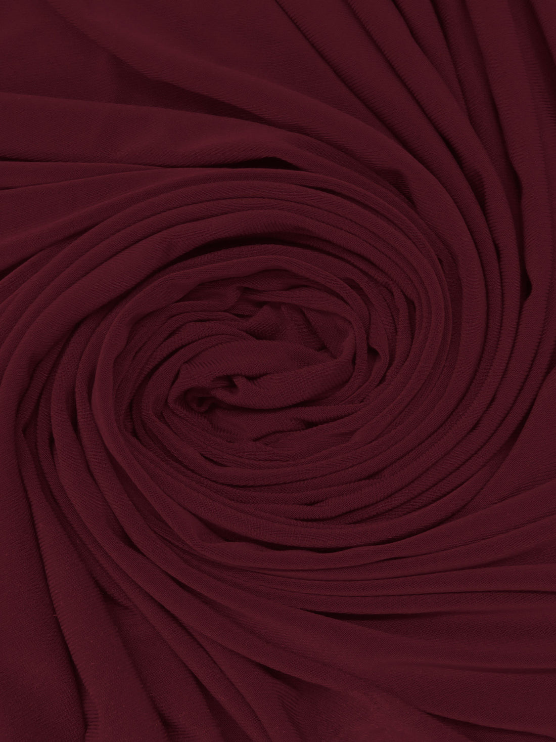 Dark Burgundy Polyester/Lycra ITY Knit 60W