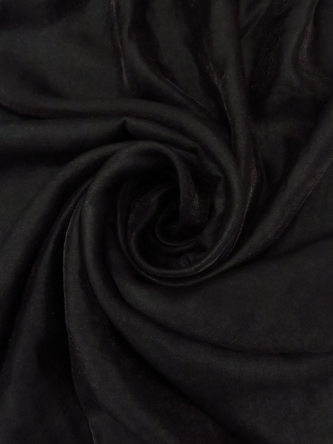 Licorice Rayon/Nylon Shimmer Satin - Famous Dress Designer - 54W