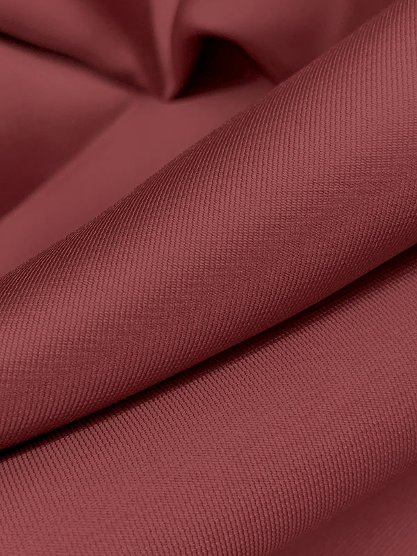 Rose Wine 100% Polyester Mikado Twill Suiting - NY Designer - 57W