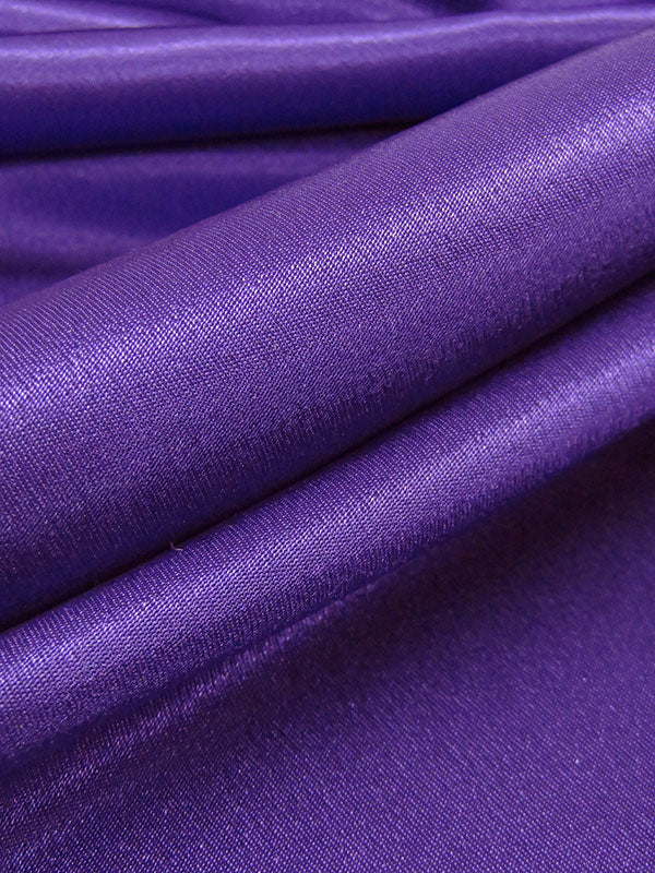 Concord Grape 100% Polyester Crepe Back Satin - NY Designer - 58W