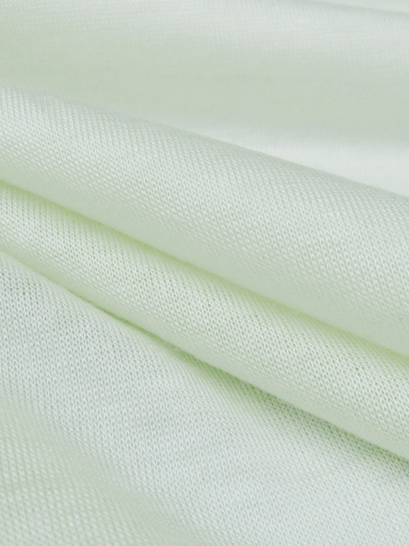 Pale Green Tea 100% Cotton Tissue Jersey Knit 48W