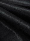 Black 100% Polyester Crepe Back Satin - NY Designer - 58W