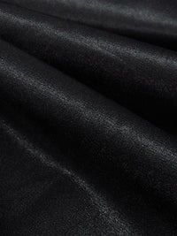 Black 100% Polyester Crepe Back Satin - NY Designer - 58W