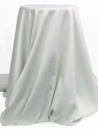 Pearl Gray 100% Polyester Charmeuse - NY Designer - 59W