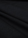 Black 100% Cotton Tissue Jersey Knit 52W