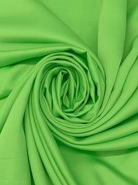 Frolic Green 100% Polyester Charmeuse - NY Designer - 60W