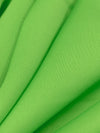 Frolic Green 100% Polyester Charmeuse - NY Designer - 60W